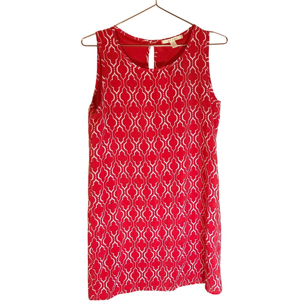 Miami red sleeveless dress size small